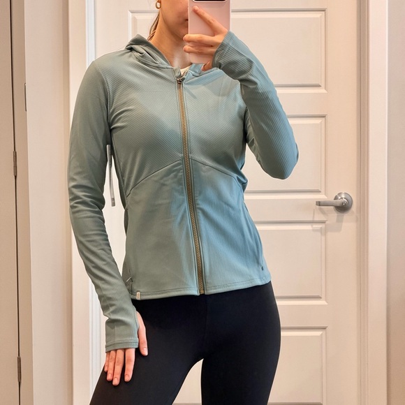 Rhone Ripple Full Zip Hoodie XS Blue Hue Athletic - Picture 2 of 6